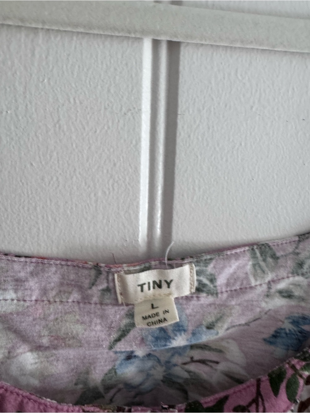 Anthropologie Tiny Floral Pink Lace-Trim Sleeveless Top - Picture 3 of 7